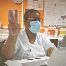 Photo de Michelle Euphrosine, aide-soignante en chirurgie